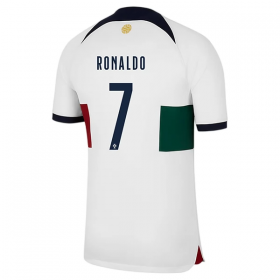 Maillot de Foot Portugal Ronaldo 7 Extérieur Coupe du monde 2022